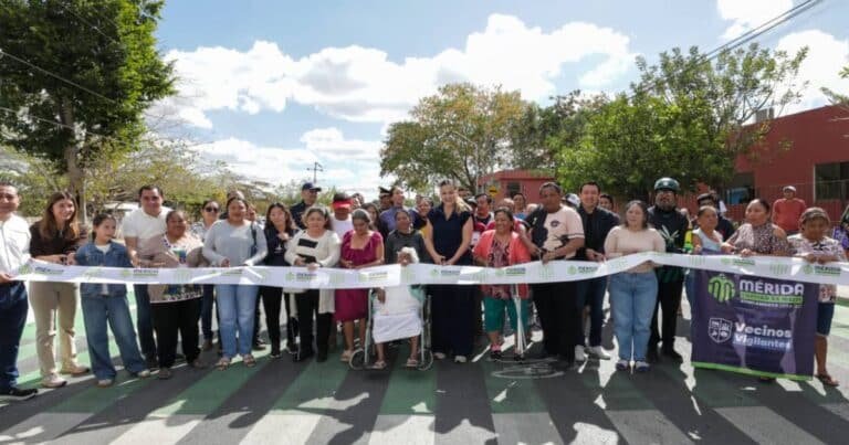 cecilia patrón entrega obras de repavimentación y par vial en santa gertrudis copó