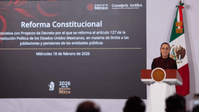 Claudia Sheinbaum impulsa reforma para eliminar pensiones millonarias de exfuncionarios
