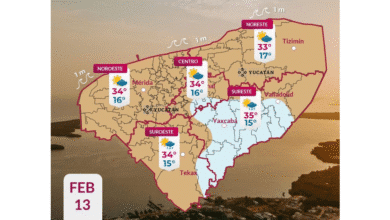 clima en yucatán amanecer fresco y día cálido para ho