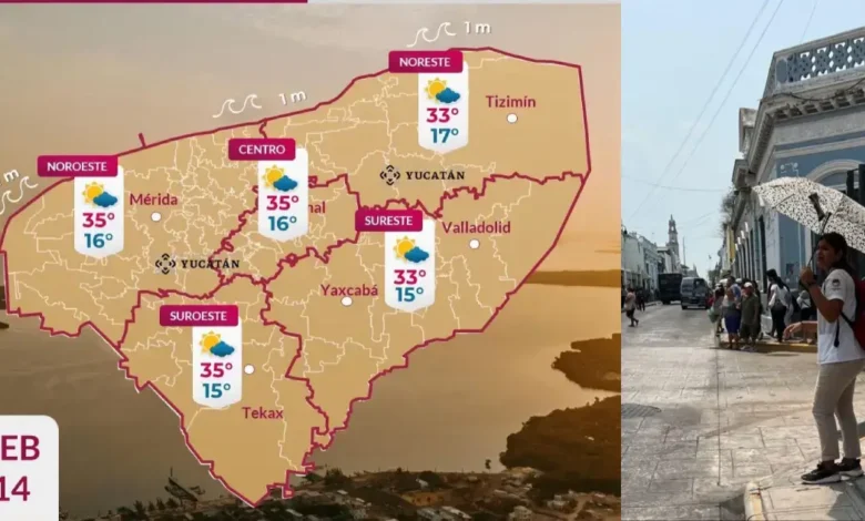 clima en yucatán habrá “surada” en la tarde y noche