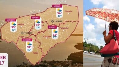 clima en yucatán se espera un día caluroso