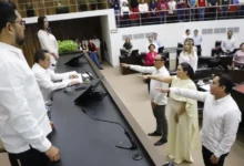 congreso del estado fijan posturas finales sobre el primer informe y toma protesta a nuevos magistrados