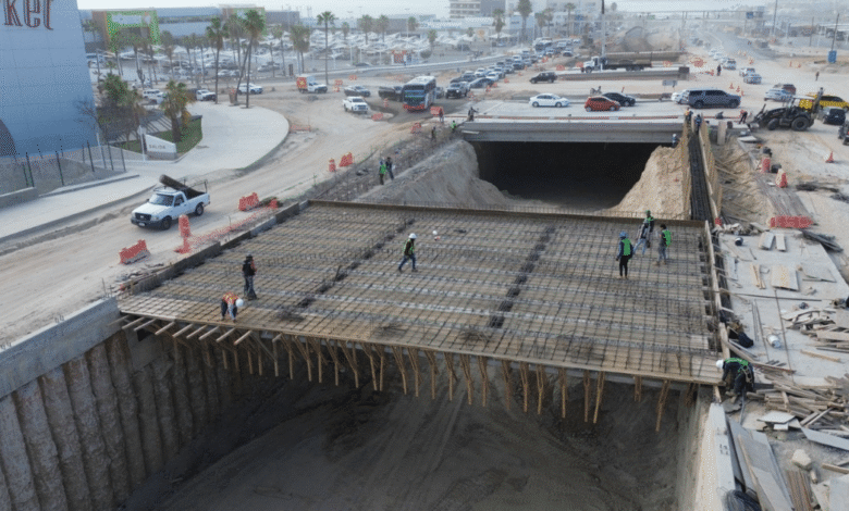 Construcción de la Glorieta de las Mujeres Libres en BCS registra avance de más del 70 por ciento