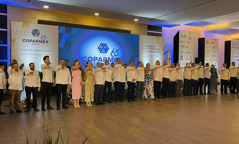 coparmex yucatán toma compromiso de su consejo directivo 2026 2027