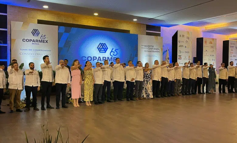coparmex yucatán toma compromiso de su consejo directivo 2026 2027