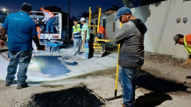 edwin bojórquez ramírez duplica esfuerzos en kanasín con brigadas de bacheo nocturno