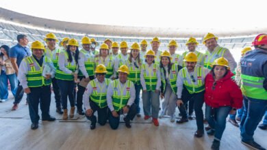 CFE, ICA Y Gobierno capitalino inspeccionan condiciones operativas del estadio CDMX, rumbo al Mundial (Foto de CFE)