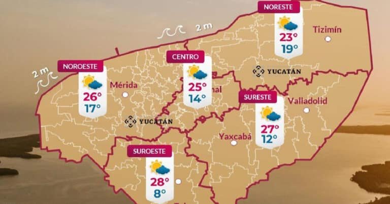 Clima en Yucatán: ambiente frío por la noche y cálido por el día (Foto de cortesía)