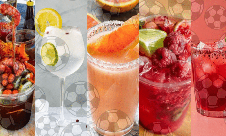 Los cinco cócteles más creativos y refrescantes para disfrutar un partido de futbol (Fotos de Canva y Archivo)
