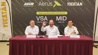 más conexión aérea en el sureste aerus une villahermosa y mérida
