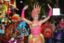 más de 40 mil personas vibran en el corso del circo carnaval mérida 2026