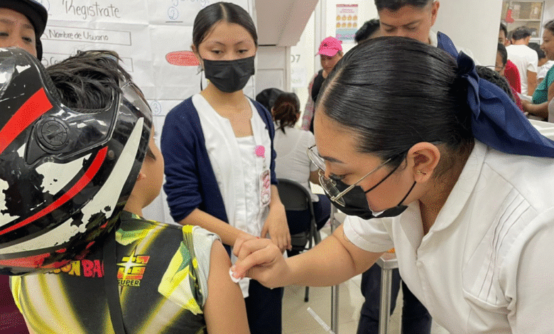 meridanos acuden con prioridad a la vacuna contra el sarampión