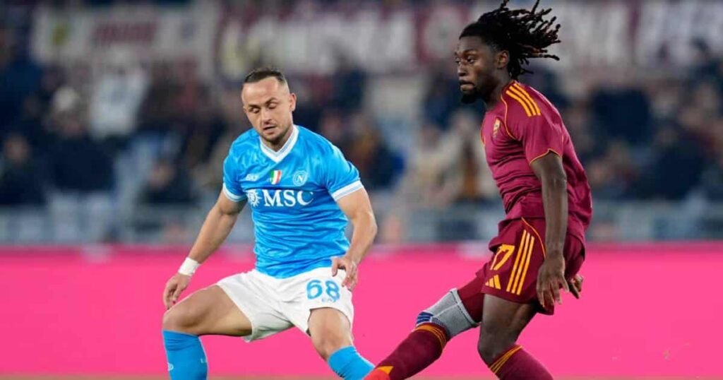 napoli vs roma fecha y horario del partido de la jornada 25 de la serie a 2