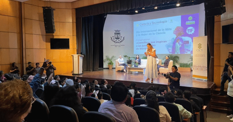 nunca dejen de soñar en grande cecilia patrón a niñas en el marco del día internacional de la mujer en la ciencia