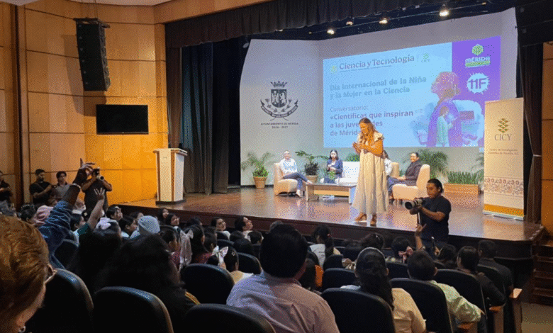 nunca dejen de soñar en grande cecilia patrón a niñas en el marco del día internacional de la mujer en la ciencia