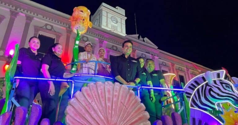 Carnaval de Progreso 2026: presentan seis carros alegóricos llenos de color, naturaleza y tradición