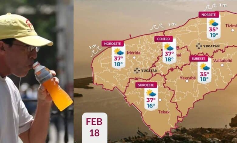 Clima en Yucatán: se tendrá un día muy caluroso