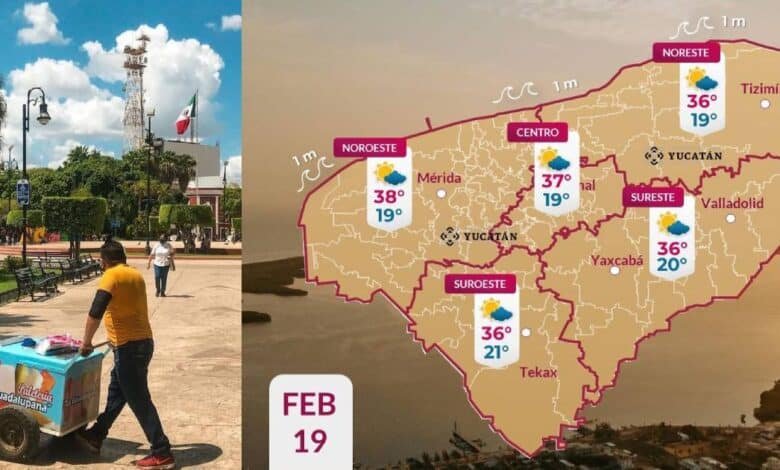 Clima en Yucatán: se mantendrá ambiente muy caluroso. Foto: Internet.