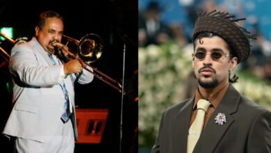 Bad Bunny hace homenaje a Willie Colón desde el escenario en Brasil (Fotos de internet)