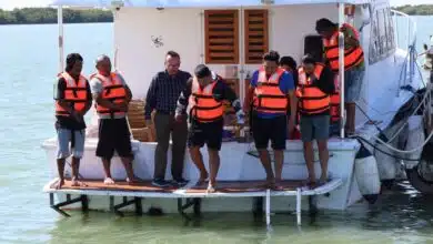 refuerzan seguridad en altamar con capacitación a pescadores de progreso
