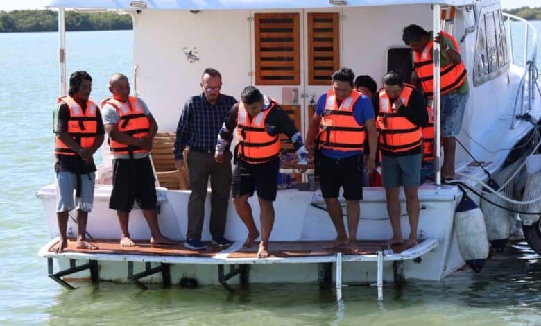 refuerzan seguridad en altamar con capacitación a pescadores de progreso