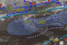 Servicio Meteorológico Nacional pronostica vientos intensos y posible nieve en el norte del país
