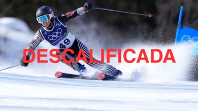 Un milímetro la deja fuera Sarah Schleper queda eliminada en Juegos Olímpicos de Invierno 2026