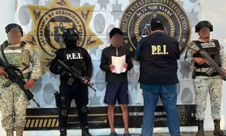 El detenido fue puesto a disposición de un Juez de Control para iniciar su proceso legal.