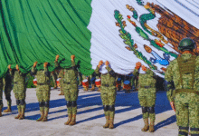 yucatán conmemora al ejército y la fuerza aérea con izamiento de bandera