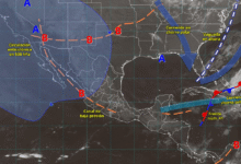 Alerta por lluvias fuertes en Guerrero, Oaxaca y Chiapas