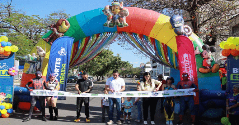 biciruta mérida inaugura la biciescuela y nueva imagen con respaldo de la iniciativa privada