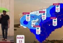 clima en yucatán alta probabilidad de lluvia por frente frío