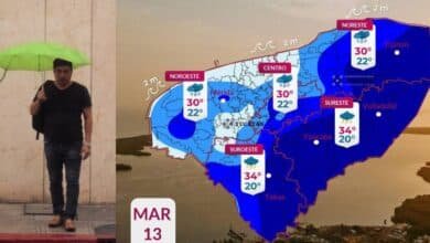 clima en yucatán alta probabilidad de lluvia por frente frío