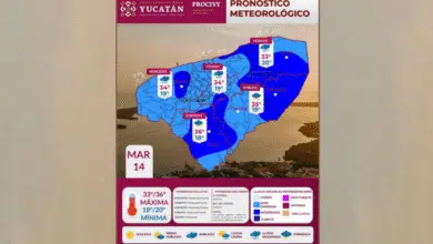 clima en yucatán fuertes lluvias en el oriente se mantendrá, en el resto del estado, ambiente caluroso con máximas de 36 grados