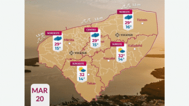 clima hoy en yucatán pronóstico anticipa mañana fría y tarde cálida este viernes