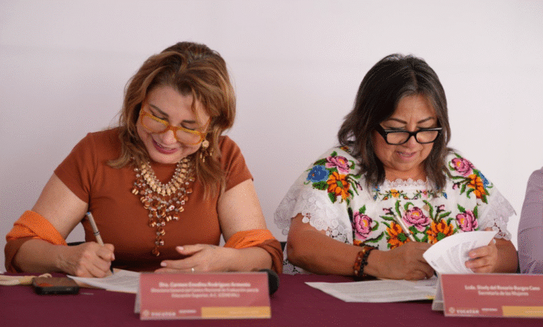 convenio busca apoyar a mujeres de yucatán para concluir el bachillerato