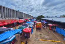 dan mantenimiento al techo del mercado de san benito previo a la temporada de lluvias