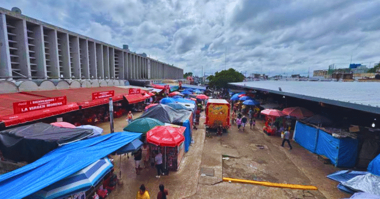 dan mantenimiento al techo del mercado de san benito previo a la temporada de lluvias