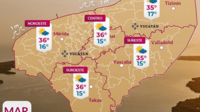 Clima hoy en Yucatán: pronóstico revela el ambiente que se tendrá (Imagen de Procivy)