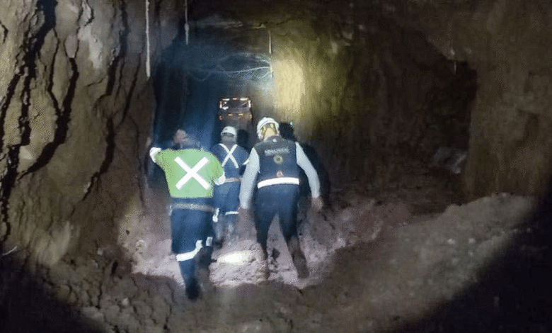 Labores de rescate mina Santa Fe (Foto de CNPC)