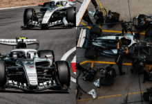 Los dos coches del equipo nuevo de la F1 pudieron terminar la competencia disputada en China (Foto de internet)