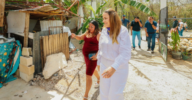 entregan acción de vivienda y “fachada violeta” en san antonio xluch