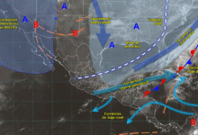 Lluvias puntuales fuertes afectan a Chiapas y Quintana Roo