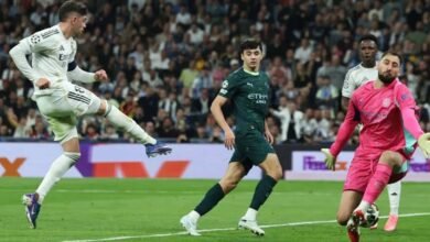 Manchester City vs Real Madrid de Octavos de Final de Champions League. Imagen: redes sociales.