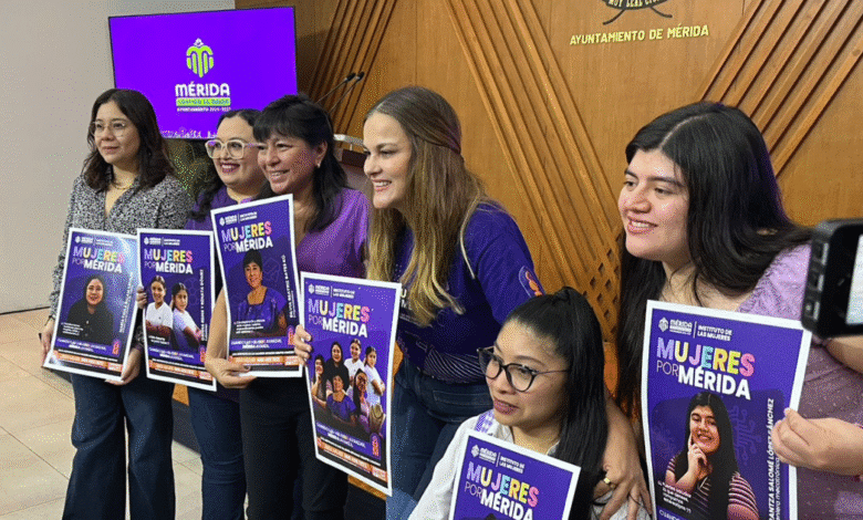 presenta alcaldesa campaña “mujeres por mérida” en el marco del 8m