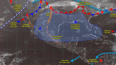 Pronóstico de lluvias fuertes en Jalisco y Chiapas