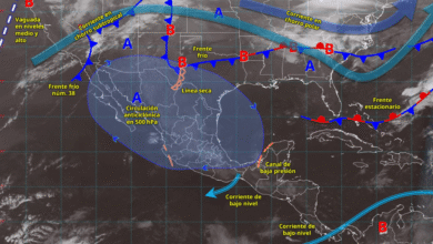 Pronóstico del tiempo Lluvias fuertes en Chiapas y onda de calor en México