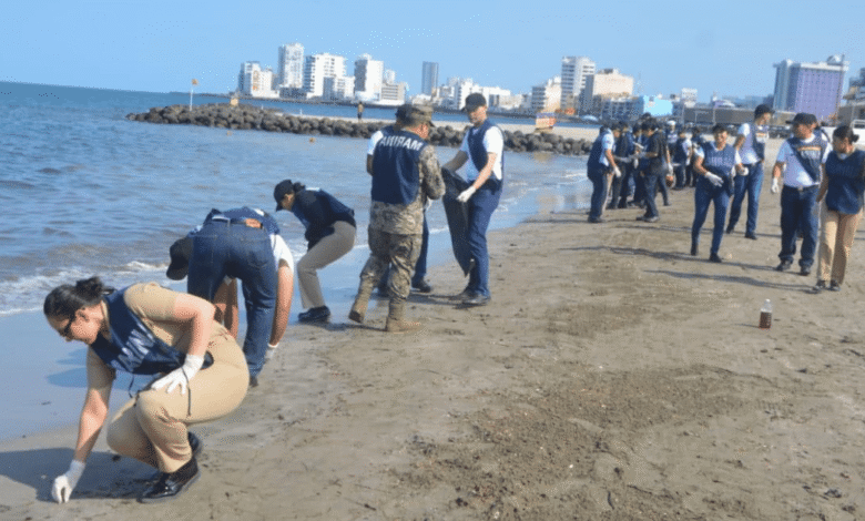 Grupo Interinstitucional garantiza el control de la contaminación por hidrocarburos en el Golfo de México; reporta playas limpias en el litoral