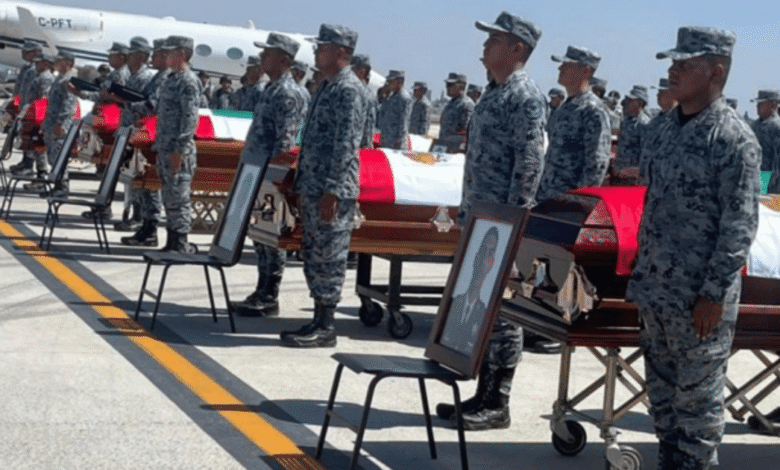 Sheinbaum rinde homenaje a militares caídos en operativo contra “El Mencho”