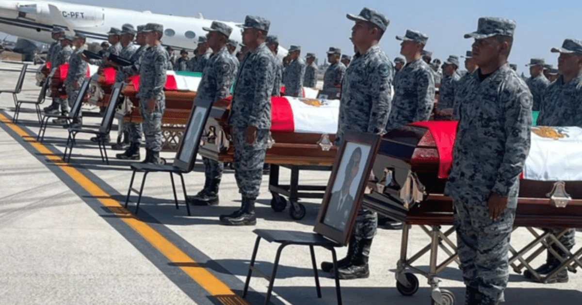 Sheinbaum rinde homenaje a militares caídos en operativo contra “El Mencho”